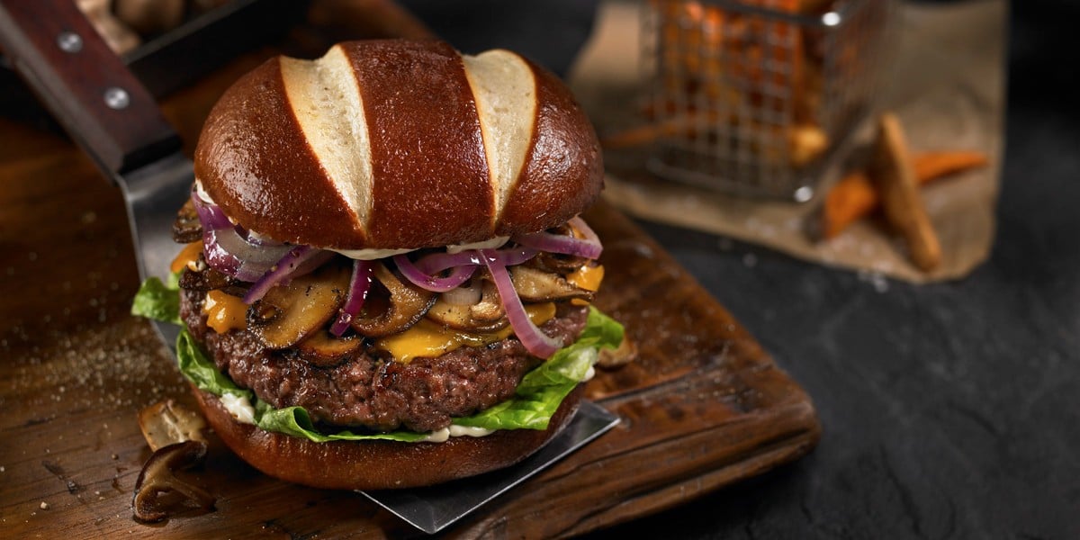 Pretzel Burger Buns Hottest Trend in Burgers