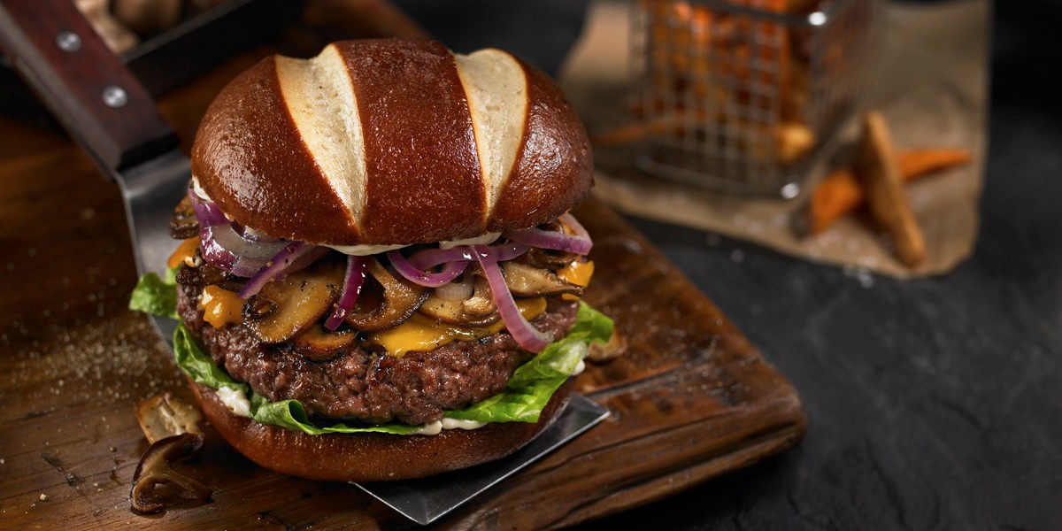 Pretzel and Brioche are the Hottest Burger Bun Trends